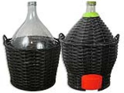 Demijohn, Wicker w/Spigot, 25ltr